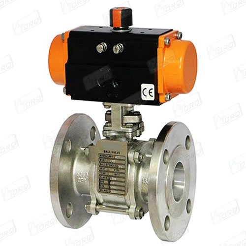 pneumatic_flanged_ball_valve