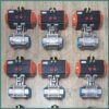 ball valves with pneumatic actuators